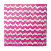 Carreau Pink Passion Chevron Motif (Devant)
