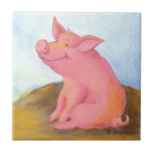 Carreau Pinkles porcin/tuile