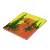 Carreau Pins matinaux intenses (Côté)