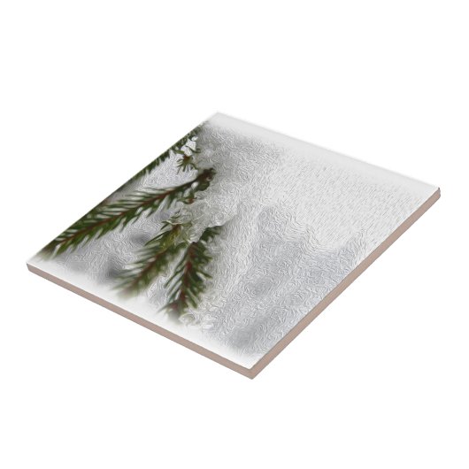 Carreau Pins neigeux (Côté)