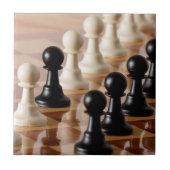 Carreau Pions sur le tableau d'échecs (Devant)