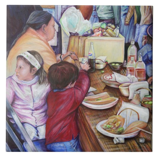 Carreau Pique-nique agréable, Mexique (Devant)