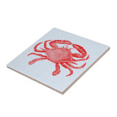 Carreau Pique-nique de crabe de fruits de mer en été (Côté)