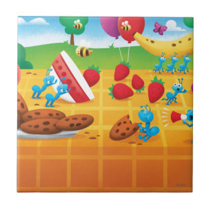 Carreau Pique-nique d'été