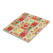 Carreau Pique-nique patchwork fraise (Côté)