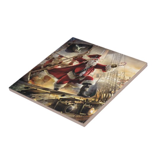 Carreau Pirate Père Noël (Côté)