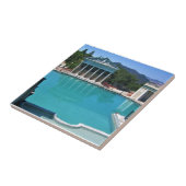 Carreau Piscine Neptune au Château de Hearst, San Simeon, (Côté)