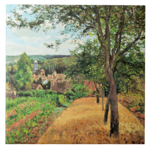 Carreau Pissarro - Orchards de Louveciennes, art
