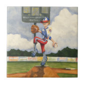 Carreau Pitcher de baseball sur Mound par Jay Throckmorton (Devant)