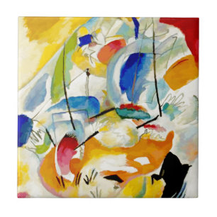 Carreau PixDezines Kandinsky 1913 Bataille Navale Improv 3