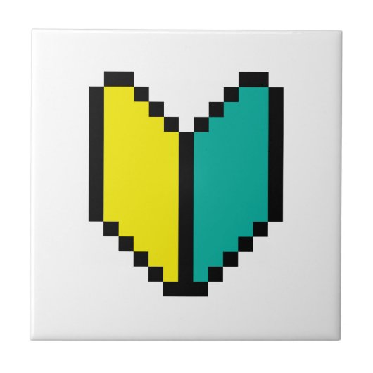 Carreau Pixel 8 bits Wakaba / Mark Shoshinsha (Devant)