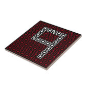 Carreau Pixel LED 8 bits 8 bits, rouge, blanc et noir, ten (Côté)