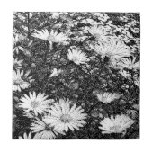 Carreau pixel noir et blanc (Devant)