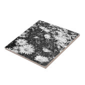 Carreau pixel noir et blanc (Côté)