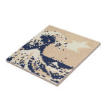 Carreau Pixel Tsunami 8 bits Pixel Art<br><div class="desc">La Grande Vague au large de Kanagawa (神 奈 川 浪 裏) Vintage 8 Bits Pixel Tsunami Art. Globe Trotters se spécialise dans l'imagerie idiosyncratique du monde entier. Vous y trouverez des Cartes de Voeux,  Cartes Postales,  Posters,  Mousepads et plus encore.</div>