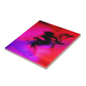Carreau Pixie Danser en rose (Côté)