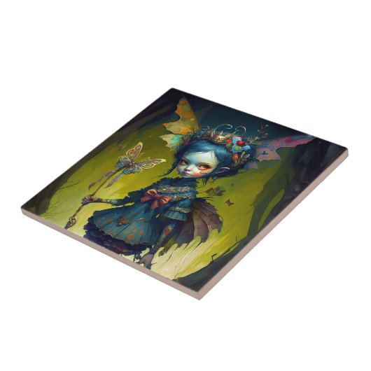 Carreau Pixie Imaginaire Grumpy Fairy (Côté)