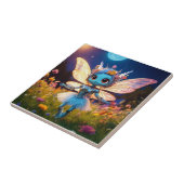 Carreau Pixie Robot Ballerina Danser en Fleur sauvage (Côté)