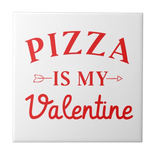 Carreau Pizza Est Ma Saint-Valentin    (Devant)