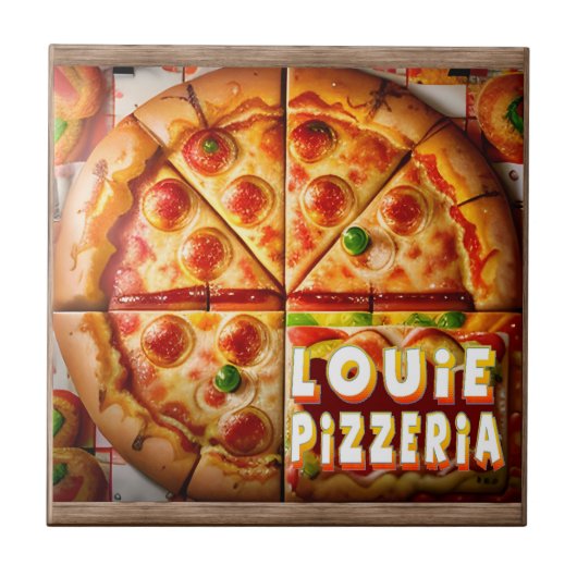 Carreau Pizza Pizzeria Design (Devant)