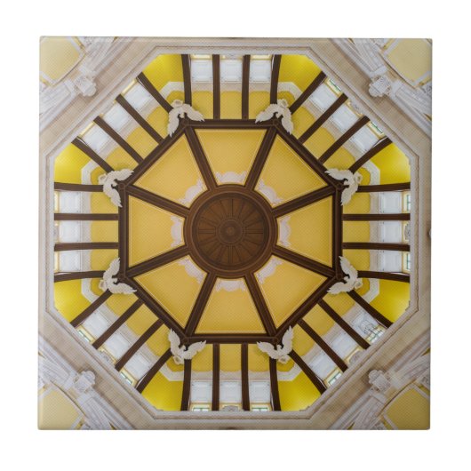 Carreau Plafond décoré à la gare de Tokyo (Devant)