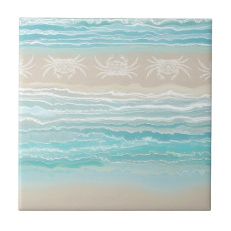 Carreau Plage Abstraite Ocean Design 292 Crabe
