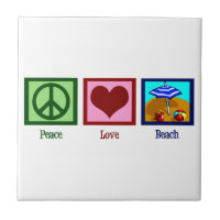 Plage d'amour de paix