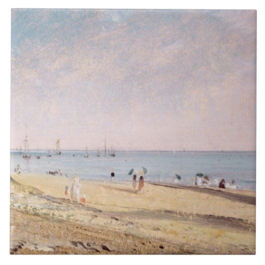 Carreau Plage de John Constable | Brighton (huile sur la (Devant)
