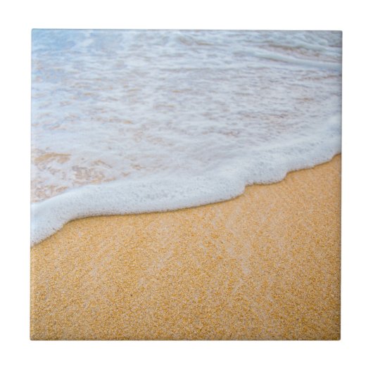 Carreau Plage de sable avec Surf en mousse (Devant)