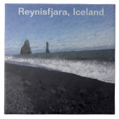 Carreau Plage de sable noir, Islande (Devant)