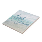 Carreau Plage Dreams Citation Inspiration Rétro Ocean Wave (Côté)