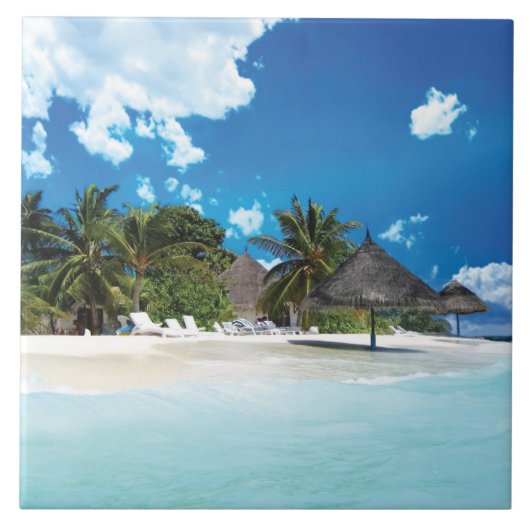 Carreau Plage exotique (Devant)