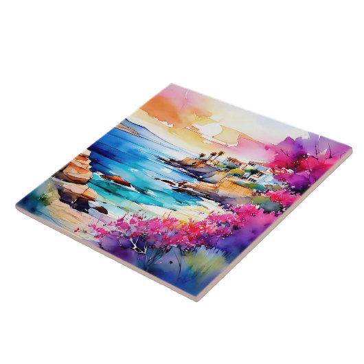 Carreau "Plage isolée" (Côté)