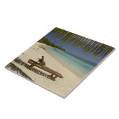 Carreau Plage, palmiers et transat (Côté)