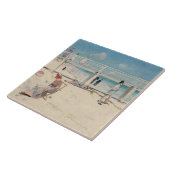 Carreau Plage (Vacances à Mentone) (Art australien) (Côté)