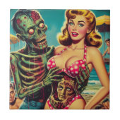 Carreau Plage Zombie fille (Devant)