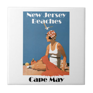 Carreau Plages du New Jersey ~ Cape May