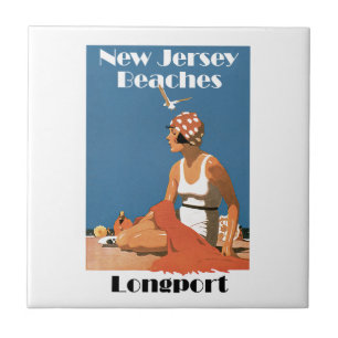 Carreau Plages du New Jersey ~ Longport