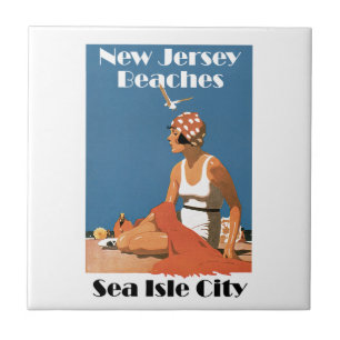 Carreau Plages du New Jersey ~Sea Isle City