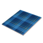 Carreau Plaid bleu tartan (Côté)