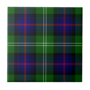 Carreau plaid bleu vert de tartan du sud