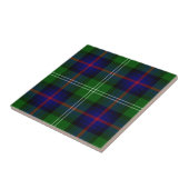 Carreau plaid bleu vert de tartan du sud (Côté)