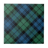 Carreau Plaid Green Rustic Farmhouse Campbell Tartan (Devant)