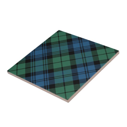 Carreau Plaid Green Rustic Farmhouse Campbell Tartan (Côté)