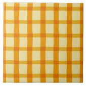 Carreau Plaid jaune et orange (Devant)