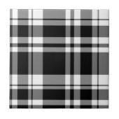 Carreau Plaid noir et blanc (Devant)