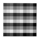 Carreau Plaid noir et blanc (Devant)