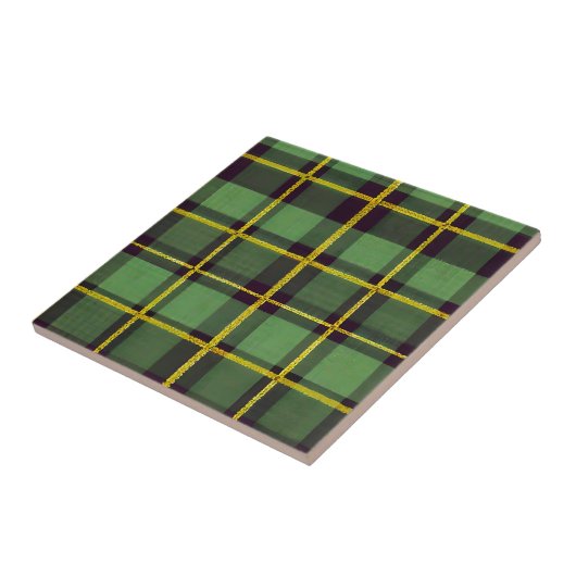 Carreau Plaid vert (Côté)