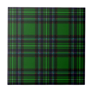 Carreau Plaid vert et noir