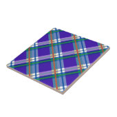 Carreau Plaids, contrôles, tartans bleus (Côté)